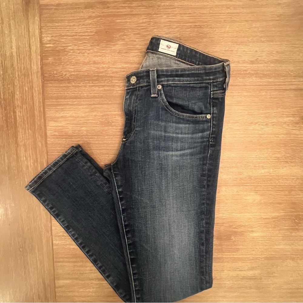 AG Adriano Goldschmied Dark Wash Skinny Jeans
